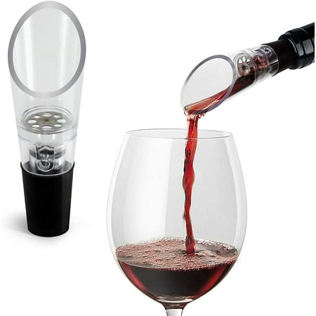 SUZH-u Aérateur de vin décanteur bec verseur ensemble avec filtres