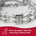 thumbnail image 3 of Herm Sprenger Ultra-Plus Prong Dog Training Collar, Chrome, 3.8 mm x 22" Neck Size; 24" Chain Length, 3 of 8