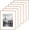 Natural, variant on 8x10 Picture Frame Set of 6, Gift for 2026 Graduation Father's Day, Thin Border and Light Weight Photo Frames for Wall or Tabletop Display, White