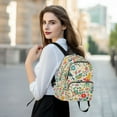 thumbnail image 6 of FORMRS Mini Backpack Purse for Women Quilted Travel Daypack Casual Shoulder Bag, Cartoon Animals, 6 of 7