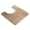 Pink, variant on Generic Microfiber Bathroom Contour Rug (20x20, Brown) Shaggy Soft and Absorbent, Non Slip, Thick Plush, Machine Washable U Shape Toilet Rug for Bathroom
