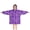 Purple White Butterfly, variant on Purple White Butterfly Pattern Blanket Hoodies for Kids 6-13YR Oversize Wearable Blanket Hoodies for Boys Girls Teens