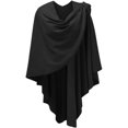 thumbnail image 1 of Women's Poncho Scarf Cashmere Feeling Knit Cape Cardigan, Gift, 1 of 4