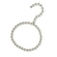 thumbnail image 1 of Percha de ropa con cuentas de perlas de 12 cm para abrigos, bufandas, corbatas, calcetines, calcetines de seda, gancho de aro Blanco sin Bowknot, 1 of 6