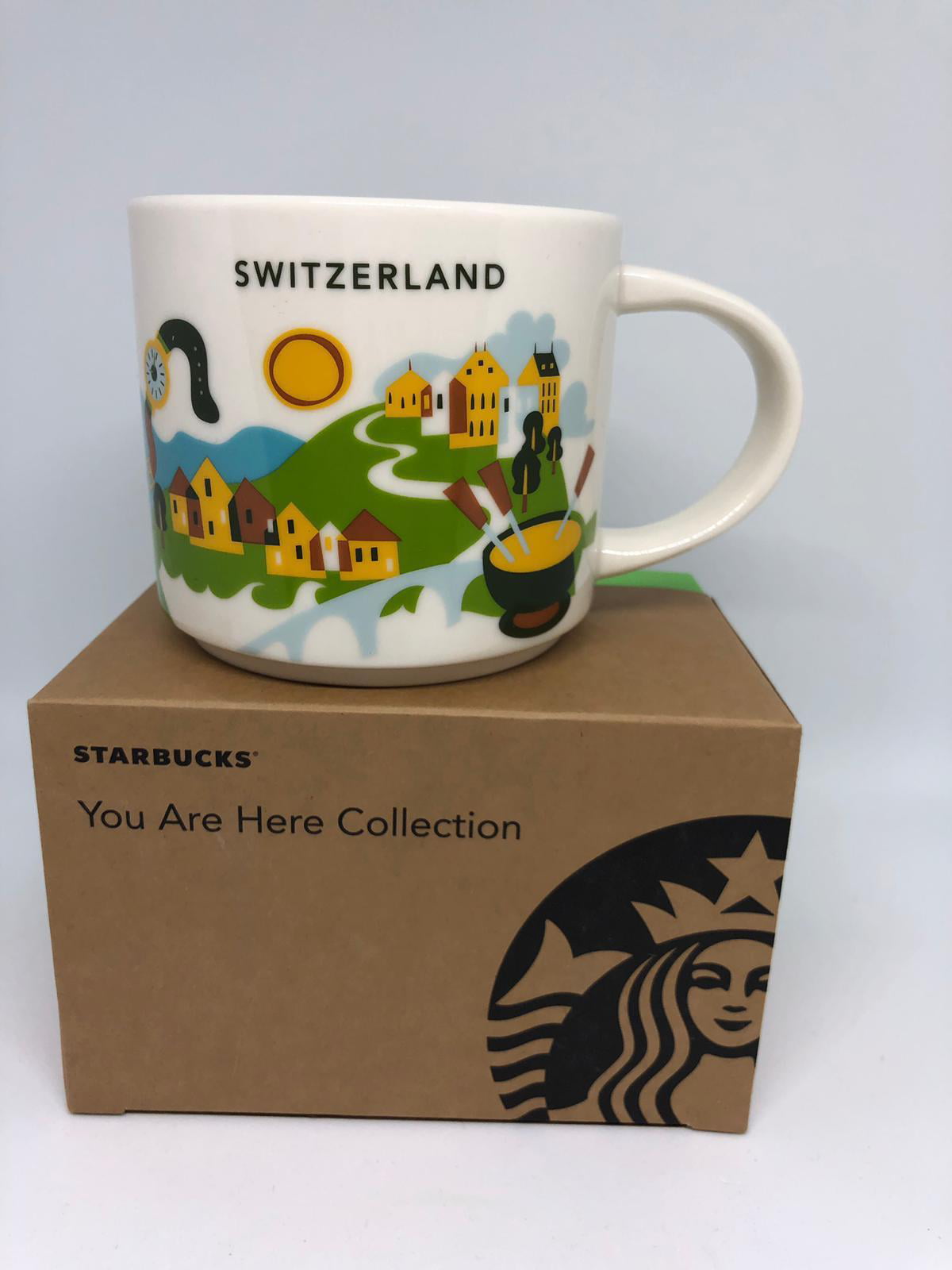 Starbucks Coffee Mug/Tasse Zurich/Zürich/Switzerland,yah,NEU i.OVP-Geschenk-Box! 