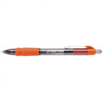 Hub Pen 588ORA-BLK MaxGlide Click Tropical Orange Pen - Black Ink - Pack of 250