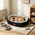 thumbnail image 5 of Sahpxhe Comfortable Dog Bed, Oval Low Bolster Sofa Soft Plush Inner Pet Bed For Indoor Cats And Small Medium Dogs, 5 of 6