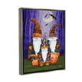 thumbnail image 4 of Stupell Industries Three Halloween Gnomes Holiday Painting Gray Floater Framed Art Print Wall Art, 17 x 21, 4 of 10