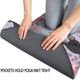 thumbnail image 3 of French Bulldog and Flower Hot Yoga Mat Towel Non Slip for Hot Yoga - Quick-Drying Yoga Mat Cover with 4 Corner Pockets with Travel Bag - Hot Yoga Towel Non Slip 74"x26", 3 of 6