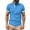 .Sky Blue, variant on Agkizg Men Short Sleeve Shirts, Lapel Button Front Solid Color Soft Breathable Casual Tops Lightweight Pullover Tees Daily Business Office Outdoor Summer Basic Wear
