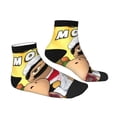 thumbnail image 2 of Lsque Sml Jeffy Printed Crew Socks, Moisture-Wicking Socks, Athletic Socks for Men Breathable Cushion Socks Casual Sport Socks for Running Traveling, 2 of 6