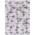 thumbnail image 2 of Contemporary Home Living 3' x 5' Geometric Prism Patchwork Area Throw Rug - Gray and Cream, 2 of 7