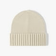 thumbnail image 2 of ZUKMRJPC Beanie for Men Solid Color Fleece Lined Thickened Knit Winter Hats Ear Protection Soft Warm Ski Stocking Caps for Outdoor Activities, 2 of 3