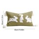 thumbnail image 3 of Decoraciones de Pascua, lindas fundas de almohada con conejos, bordadas estereoscópicamente, ideales para dormitorios, sofás y sillas de Pascua. Fundas de almohada decorativas de poliéster., 3 of 6