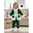 thumbnail image 6 of Gzhioc Kids Baby Boys Girls Christmas Outfit 1T 2T 3T 4T 5T 6T Long Sleeve Belted Jacket Pants Hat Clothing Set, 6 of 8