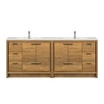 thumbnail image 4 of Alma Allier 84" Gloss White Vanity With A Integrated Sink, 4 of 12