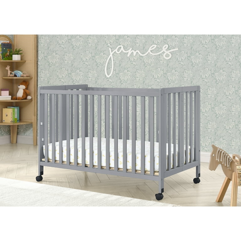 Simmons Kids Aria Full Size Portable Folding Crib - Greenguard