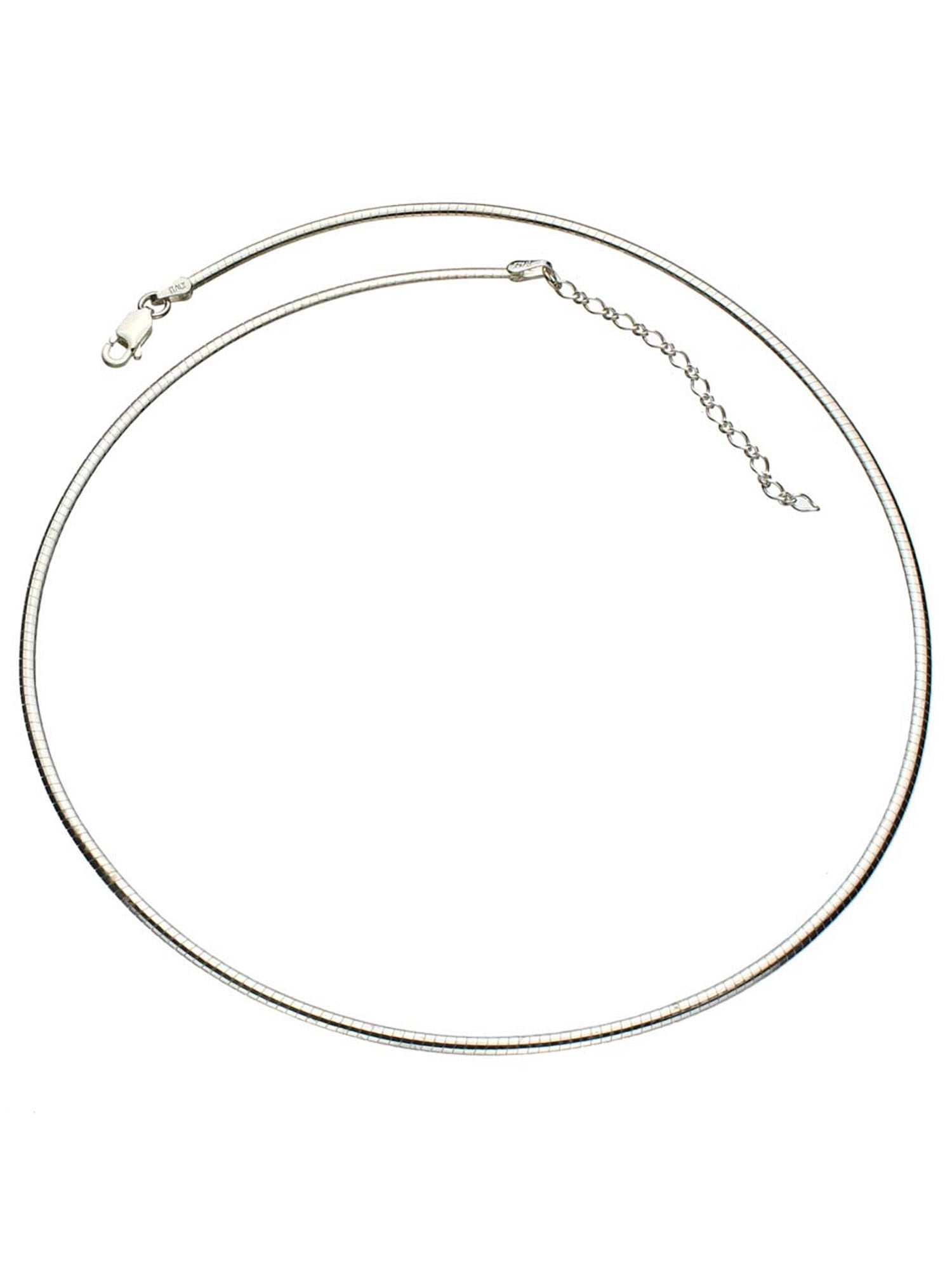 Sterling Silver 2mm Flat Oval Domed 