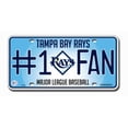 thumbnail image 1 of Tampa Bay Rays License Plate - #1 Fan, 1 of 3