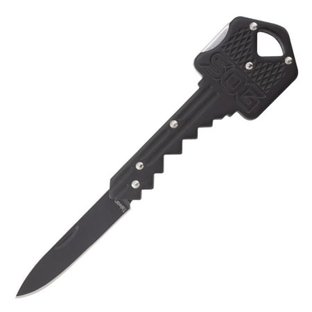 - SOG Key Knife - Black Folding Knife 4in Overall