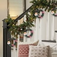 thumbnail image 5 of Tarmeek Mini Christmas Wreath Decorations, Small Wreaths Farmhouse Decoration Artificial Hanging Garlands for Front Door Window Chair Wall, 5 of 6