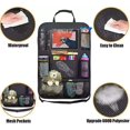 thumbnail image 2 of Oferta especial de Amazon para bolsa de almacenamiento de asiento de automóvil, bolsa de almacenamiento trasera multifuncional, bolsa de suspensión de automóvil para iPad, asiento trasero antipatadas, 2 of 5