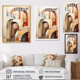 thumbnail image 4 of Designart "Dynamic Archways Beige Bridge" Cityscapes Floater Framed Canvas Wall Art, 4 of 7