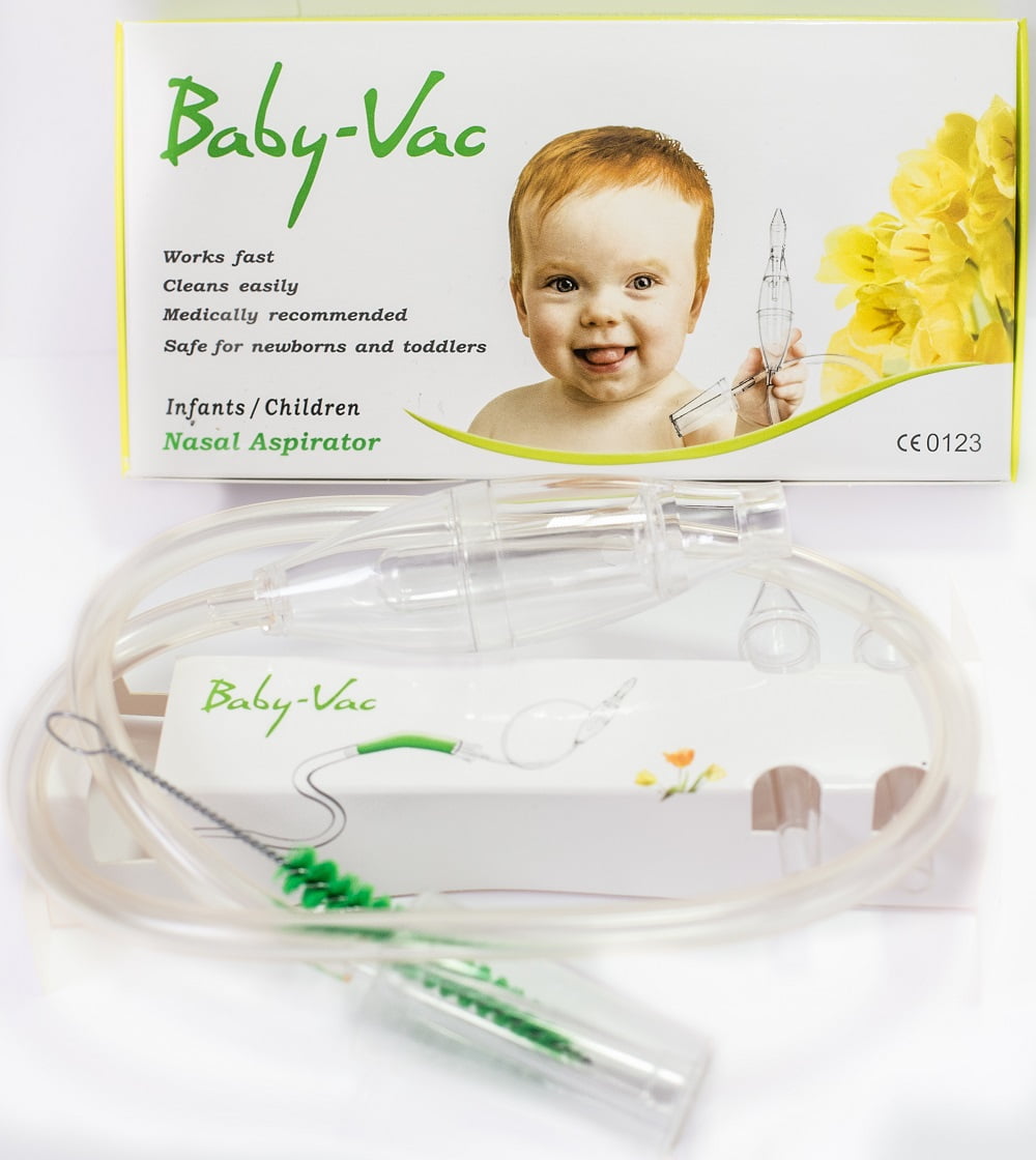 Newborn Baby Safety Nose Cleaner Vacuum Suction Nasal Aspirator Flu Protecte Y4 
