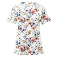 thumbnail image 4 of Womens Country Graphic Tees Vintage Trendy Women Blouses for Work Short Sleeve Women Clothing Tops, 4 of 5