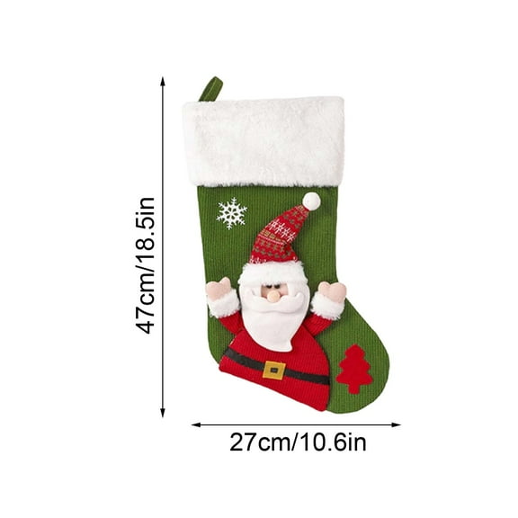 EUDIDV Christmas Ornaments Personalized Christmas Stockings Christmas Stockings With Names 18in Stockings With Santa Snowman And Reindeer Designs Custom Stockings For Holiday Decor Xmas Tree Decor