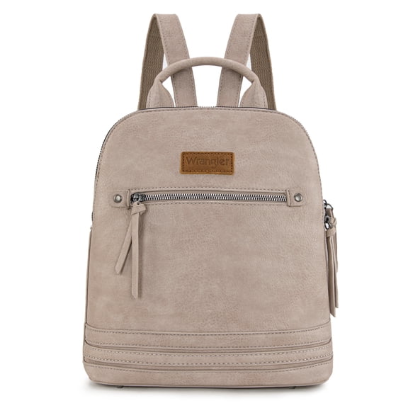 Wrangler Backpack Purse for Women Medium Ladies' Bookbag Travel Work Daypacks Bags, Khaki
