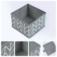 thumbnail image 2 of REGALWOVEN 1 Pack Fabric Storage Bins, Collapsible Closet Organizers for Shelves, Perfect for Storing Clothes Books Branch Patterned Gray 5.5*5.5*3.9, 2 of 6