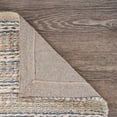 thumbnail image 4 of Laddha Home Designs 7.75' x 9.75' Blue and Beige Braided Hand Loomed Rectangular Area Throw Rug, 4 of 8