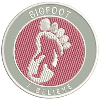 Bigfoot Sasquatch Embroidered Iron-On Patch – Winks For Days