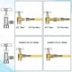 thumbnail image 3 of AC R134A Adapter Quick Coupler Kit, R134a Tank Tap Valve R134a to R22/410a for Air Conditioning Refrigeration System, 3 of 5