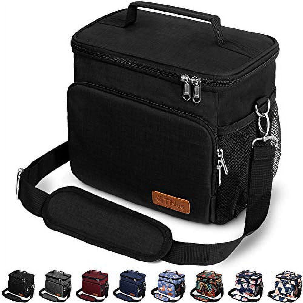 Lifewit Lunch Box for Men Women Double Deck Lunch Bag, Large Insulated Soft  Cooler Bag, Leakproof Soft Meal Prep Lunch Tote with Shoulder Strap for