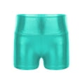 thumbnail image 5 of DPOIS Girls Gymnastics Leotard with Sports Shorts Tumbling Outfits Blue Green 6, 5 of 7