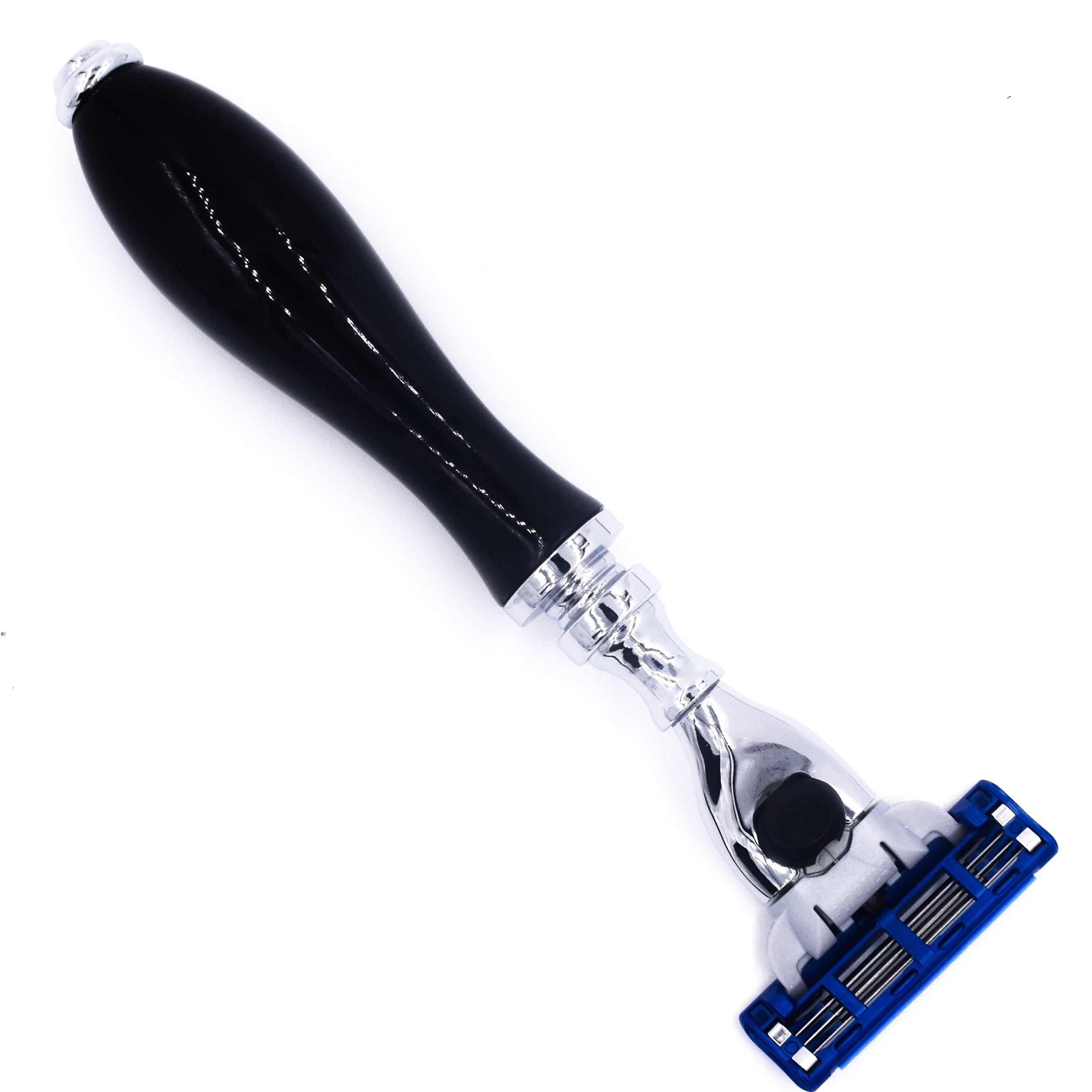 Parker Ebony and Chrome Triple Blade Razor from Parker Safety Razor - Accepts Mach 3 Blades