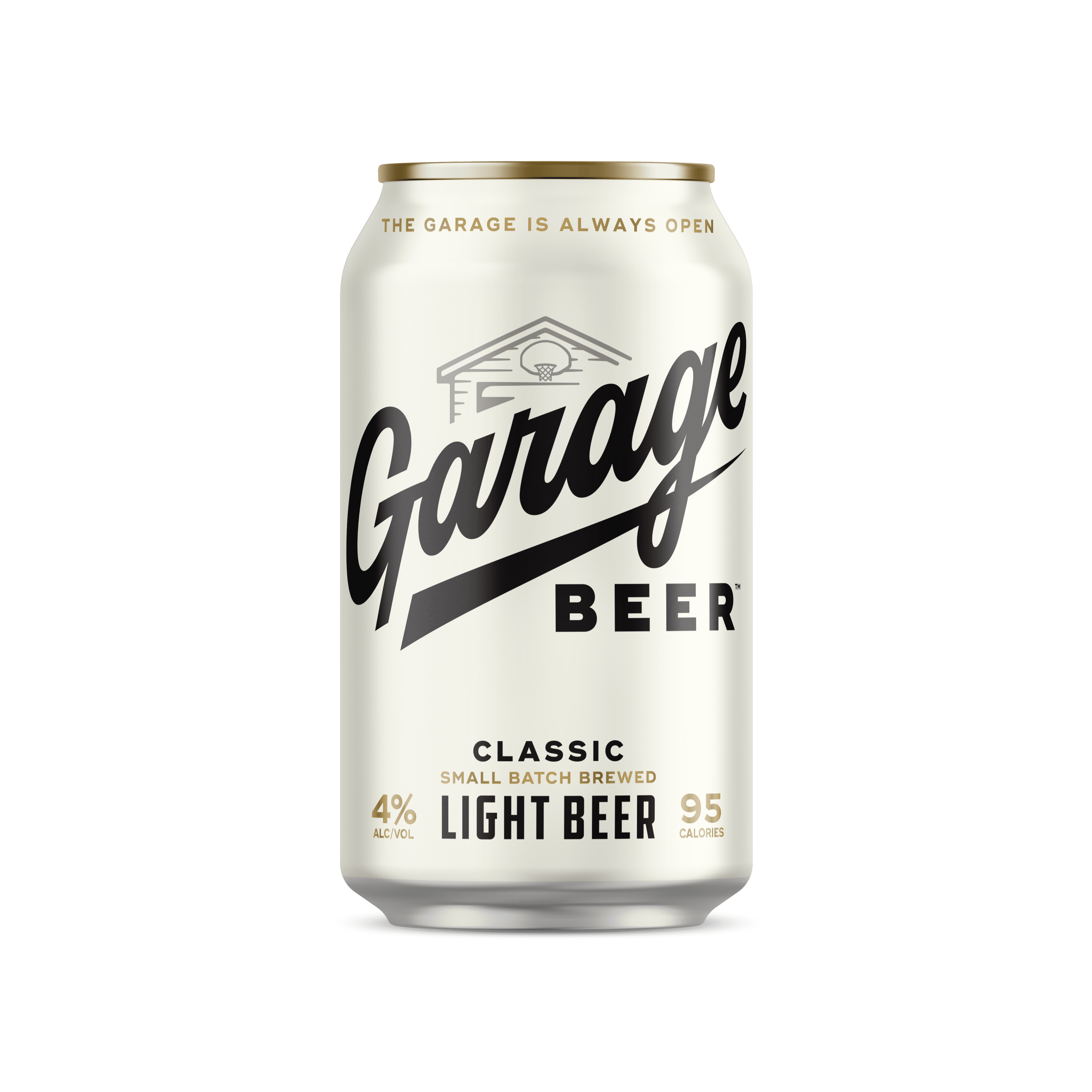 Garage Beer Light 12 pack 12 fl oz Cans, 4% ABV