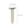 thumbnail image 2 of UPOUART 200Pcs Durable Metal Brad Fasteners Silver for DIY and Craft Decoration, 2 of 7