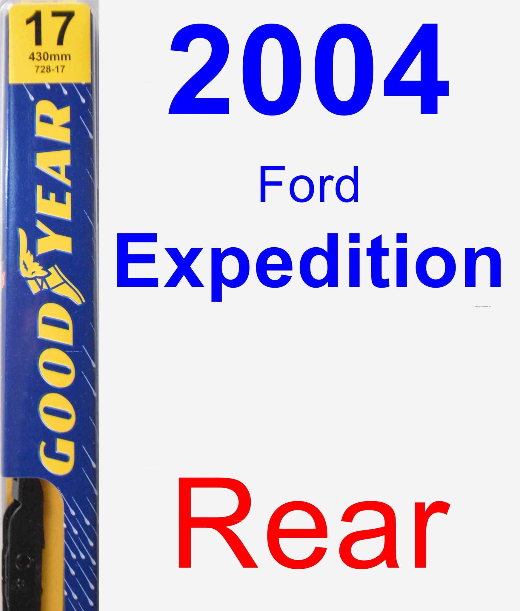 2007 Ford Expedition Rear Wiper Blade - Premium - Walmart.com