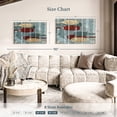 thumbnail image 4 of Elephant Stock Wooden Oars Wall Art - Horizontal Multi Panel Canvas - Living Room Wall Decor - Nautical Multi Panel - Blue And Red Decor By Jace Grey - 38" x 24", 4 of 8