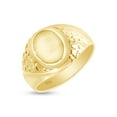thumbnail image 2 of AFFY Men's 14K Yellow Gold Over 925 Sterling Silver Jovian Signet Ring, Ring Size 12, 2 of 4