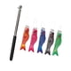thumbnail image 5 of 5x Banderas de carpas japonesas Koinobori Decoración colgante, Eyecatching, Durabilidad Streamer de viento de carpa japonesa para patio césped, 5 of 8