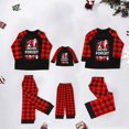 thumbnail image 2 of Pijamas Navideños Para La Familia Trajes A Juego Mujeres Mamá Impreso Top + Pantalones Conjunto de Navidad Odeerbi ODB190241, 2 of 9