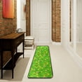 thumbnail image 3 of Dreamtimes Golden Horsesho Shamrock Hallway Runner Rug 2'x6' Kitchen Rug with Rubber Backing St Patrick's Day Clover Non Slip Entryway Rug Runner Soft Area Rug for Hallway Bedroom Kitchen, 3 of 6