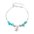 thumbnail image 1 of Hot6sl Boho Turquoise Beads Sea Turtle Anklet Beach Ankle Bracelet, 1 of 1