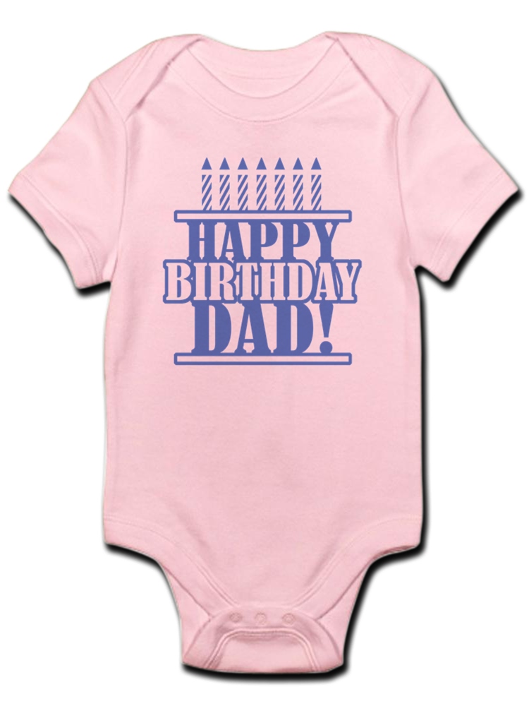 carter's happy birthday daddy onesie