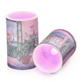 thumbnail image 7 of Yayeee Flameless Candles with Remote Flickering Battery Operated Multi Color Changing, Green Window Sea, 7 of 7