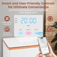 thumbnail image 2 of SereneLife SLTLR660W Rectangular Bucket-Large Capacity Single Touch Towel & Blanket Warmer with Built-in WiFi Capability (Natural), 2 of 7